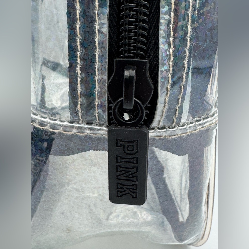 Victoria’s Secret PINK Clear Glitter Mini Backpack Concert Stadium Bag - Picture 10 of 12